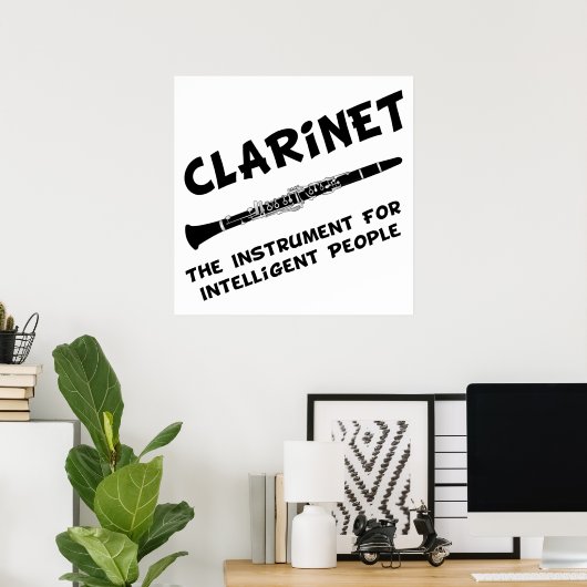 Poster Clarinet intelligent (Bureau à domicile)