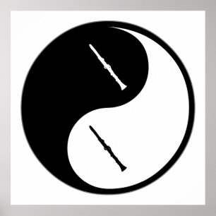 Poster Clarinette de Yin Yang