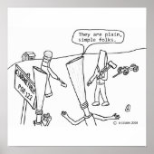 Poster Clarinetville White (Devant)