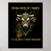 Poster CLARITY UNDER PRESSURE | Bull (Devant)