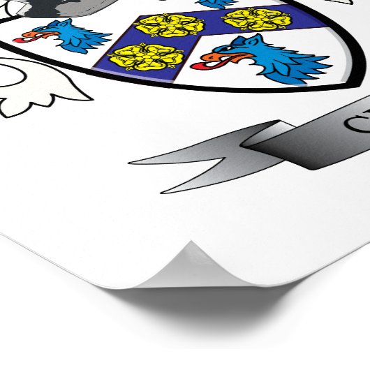 Poster Clark coat of Arms (Coin)