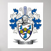 Poster Clark coat of Arms (Devant)