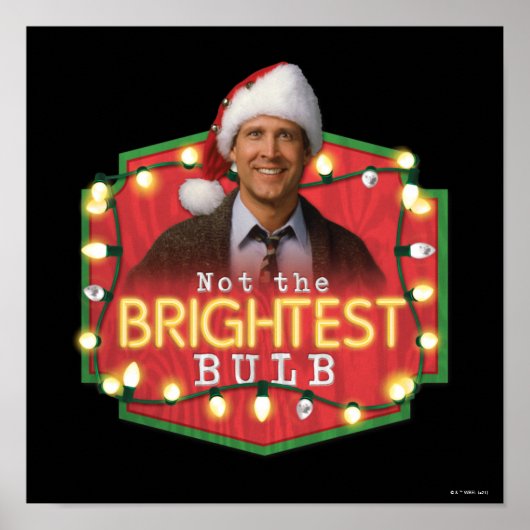 Poster Clark Griswold | Pas l'ampoule la plus brillante (Devant)