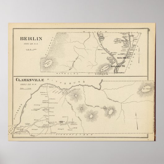 Poster Clarksville, Berlin (Devant)