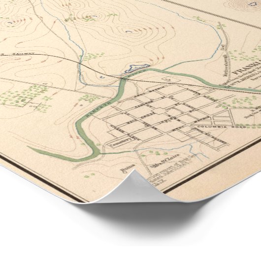 Poster Clarksville, Tenn, Dalton, Ga (Coin)