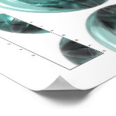 Poster clarté du cristal (Coin)