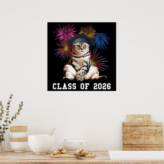Poster Class Of 2026 Cat Lover (Cuisine)