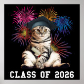 Poster Class Of 2026 Cat Lover (Devant)
