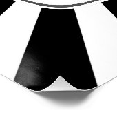 Poster Classe À damiers Drapeau 2017 (Coin)