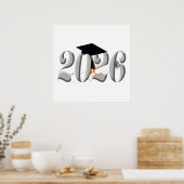 Poster Classe Argent de 2026 Graduation (Cuisine)