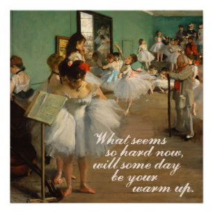 Poster Classe Ballet Edgar Degas Devis inspirant