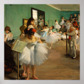 Poster Classe Danse | Edgar Degas (Devant)
