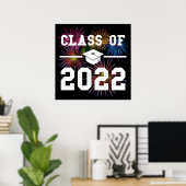 Poster Classe de 2022 Graduation (Bureau à domicile)