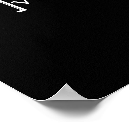 Poster Classe de 2023 Math Pi 8e Graduation (Coin)