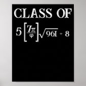 Poster Classe de 2023 Math Pi 8e Graduation (Devant)