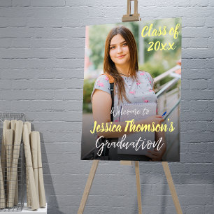 Poster Classe de 2024 Photo Graduation Party Welcome