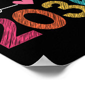 Poster Classe De 2036 Pré-K Diplômé De L'École Préscolair (Coin)