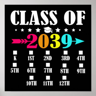 Poster Classe De 2039 Maternelle 12E Année