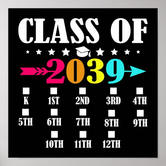 Poster Classe De 2039 Maternelle 12E Année (Devant)