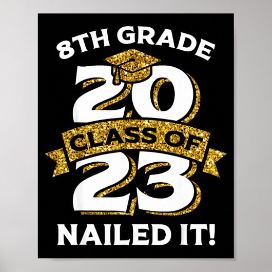 Poster classe de 8e année 2023 a cloué i  (Devant)