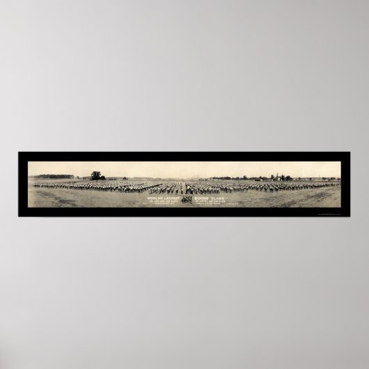 Poster Classe de boxe Armstrong Photo 1918 (Devant)