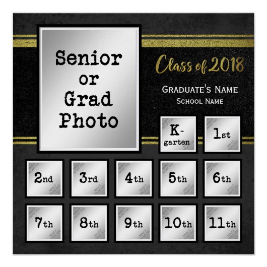 Poster Classe de commémoration K-12 2018 (Devant)