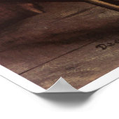 Poster Classe de danse, 1874 - Edgar Degas (Coin)