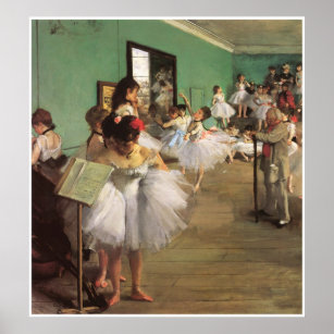 Poster Classe de danse, 1874 - Edgar Degas