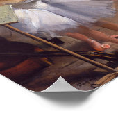 Poster Classe De Danse, Edgar Degas (Coin)