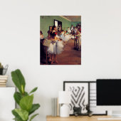 Poster Classe de danse par Edgar Degas (Bureau à domicile)