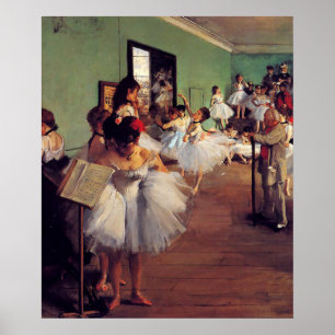 Poster Classe de danse par Edgar Degas
