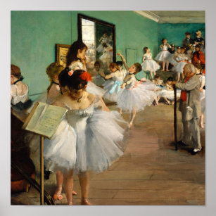 Poster Classe de danse par Edgar Degas