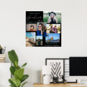 Poster Classe de diplôme de collage photo personnalisé 2 (Bureau à domicile)