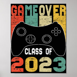 Poster Classe de Jeux Plus de 2023 Jeux Vidéos Vintage Gr