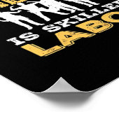 Poster Classe de la journée du travail qualifiée - Le tra (Coin)