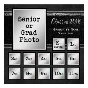 Poster Classe de photo commémorative K-12 2018