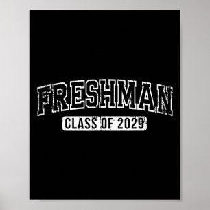 Poster Classe de première année 2029 Premier jour de 9e a