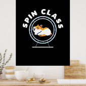 Poster Classe de spin Hamster (Cuisine)