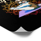 Poster Classe de Yoga Chih Tzu Funny (Coin)