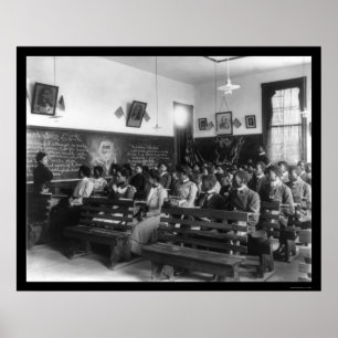 Poster Classe d'histoire Tuskegee Institute 1902