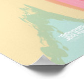Poster Classe Good Vibes uniquement Pastel Inspirivity (Coin)