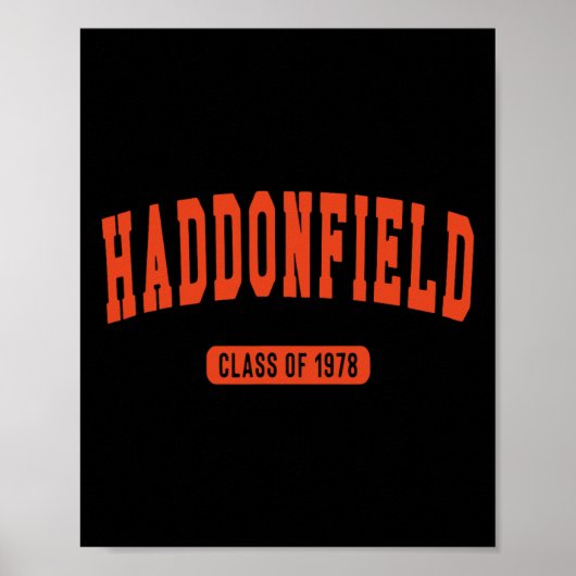 Poster Classe Haddonfield De 1978 Halloween (Devant)