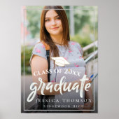 Poster Classe Mignonne De 2023 Faire-part De Diplôme Phot (Devant)