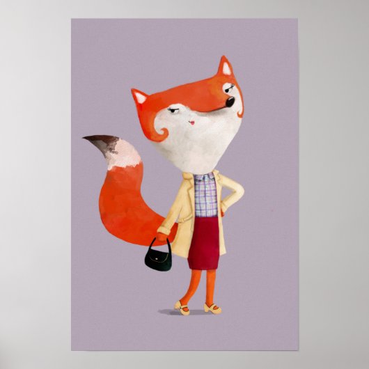 Poster Classe Mod Fox fille (Devant)