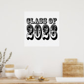 Poster Classe Ouest de 2026 Graduation (Cuisine)