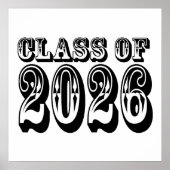 Poster Classe Ouest de 2026 Graduation (Devant)