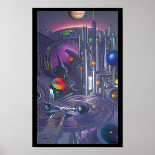 Poster Classe Pinball, Galaxy (Devant)