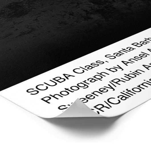 Poster Classe SCUBA, Père Noël Barbara, 1966 (Coin)