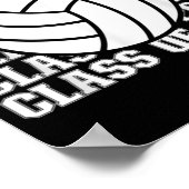Poster Classe supérieure de volley-ball (Coin)