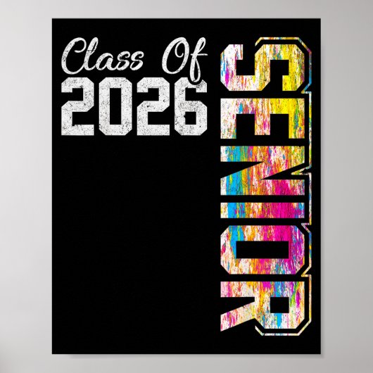 Poster Classe terminale de 2026 diplômée de l'école secon (Devant)